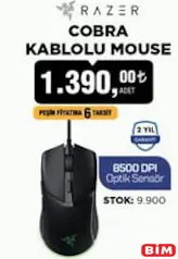 RAZER COBRA KABLOLU MOUSE